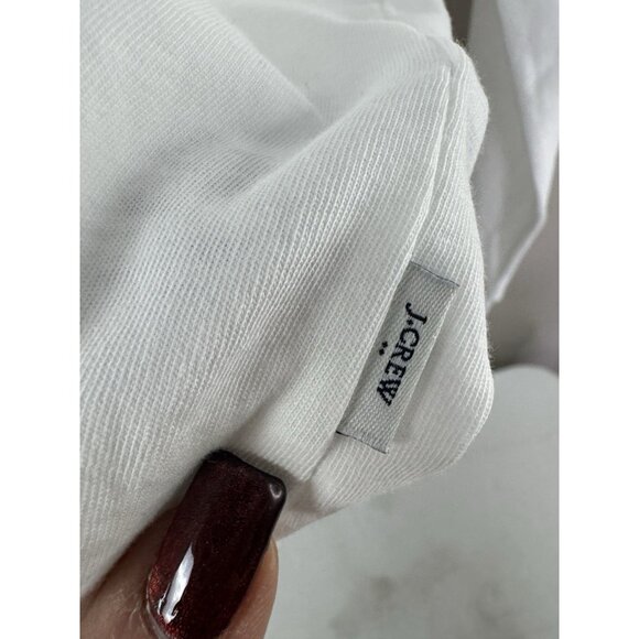 NWT J Crew Men X Large Jolly T-Shirt White Red Cozy Christmas Holiday Comfy Soft - Picture 6 of 8